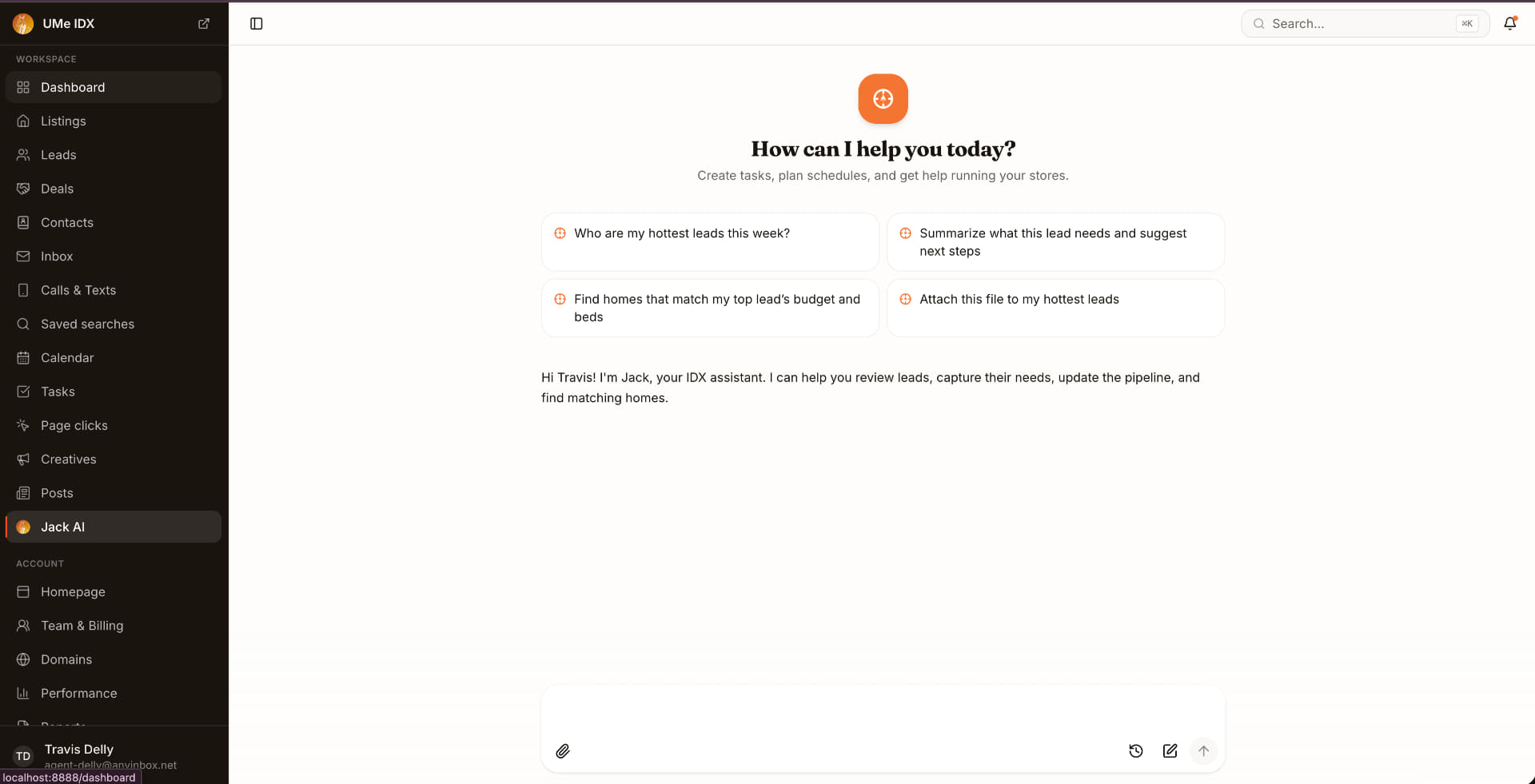 Jack AI assistant